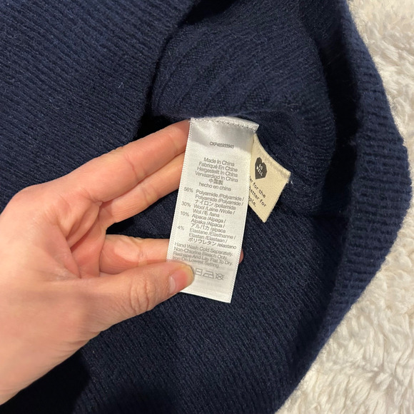 NWT Madewell Navy Womens Knit Cardigan Front Buttons‎ Size 2XL - Picture 5 of 6